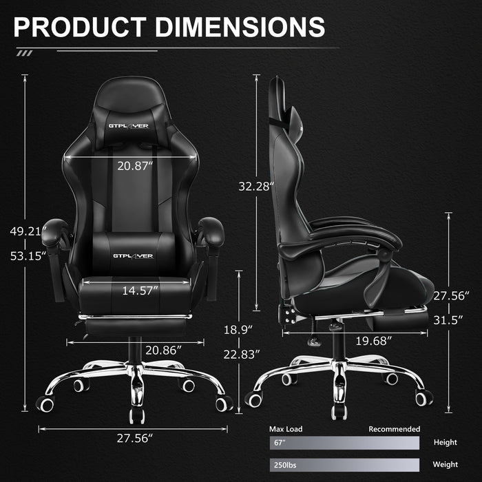 Best Seller Gaming Chair GT800A Black