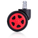 GTRACING Chair Wheel-RED - GTRACING